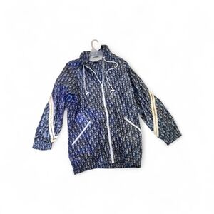 Christian Dior Zip-Up Jacket with Hood. Monogram ORIGINAL TAGS